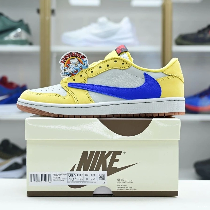 Scott 1Low Jordan Air x Jordan Travis Canary 0904
